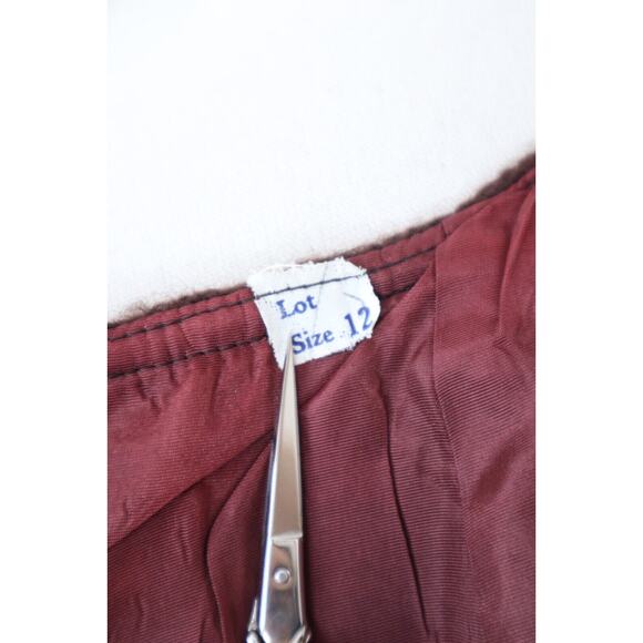 NWT Vintage 1950s Wooly Shell Top Sleeveless Brown Metal Zipper Back - Picture 12 of 12